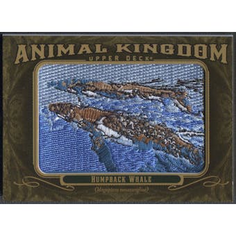 2011 Upper Deck Goodwin Champions #AK25 Humpback Whale Animal Kingdom Patch
