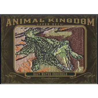 2011 Upper Deck Goodwin Champions #AK36 Salt Water Crocodile Animal Kingdom Patch