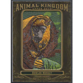 2011 Upper Deck Goodwin Champions #AK37 Howler Monkey Animal Kingdom Patch