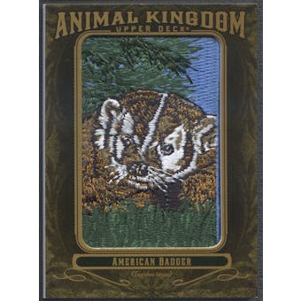 2011 Upper Deck Goodwin Champions #AK40 American Badger Animal Kingdom Patch
