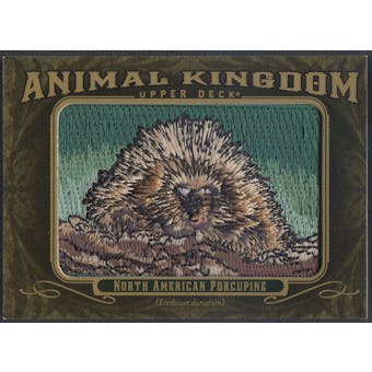 2011 Upper Deck Goodwin Champions #AK41 North American Porcupine Animal Kingdom Patch