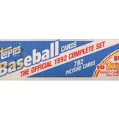 1992 Topps Baseball Factory Set (white box)