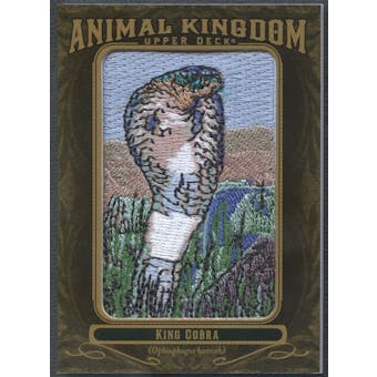 2011 Upper Deck Goodwin Champions #AK48 King Cobra Animal Kingdom Patch