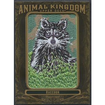 2011 Upper Deck Goodwin Champions #AK56 Raccoon Animal Kingdom Patch