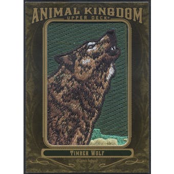2011 Upper Deck Goodwin Champions #AK59 Timber Wolf Animal Kingdom Patch