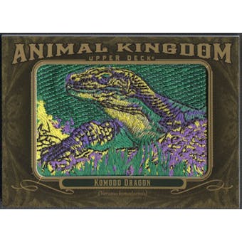 2011 Upper Deck Goodwin Champions #AK70 Komodo Dragon Animal Kingdom Patch