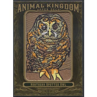 2011 Upper Deck Goodwin Champions #AK77 Northern Spotted Owl Animal Kingdom Patch