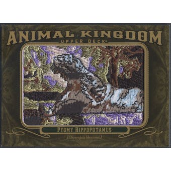 2011 Upper Deck Goodwin Champions #AK83 Pygmy Hippopotamus Animal Kingdom Patch
