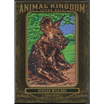 2011 Upper Deck Goodwin Champions #AK88 African Wild Dog Animal Kingdom Patch