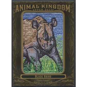 2011 Upper Deck Goodwin Champions #AK92 Black Rhino Animal Kingdom Patch