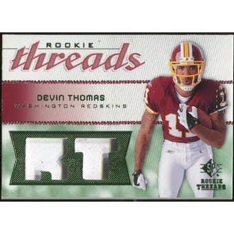 2008 Upper Deck SP Rookie Threads Rookie Threads Patch #RTDT Devin Thomas /99