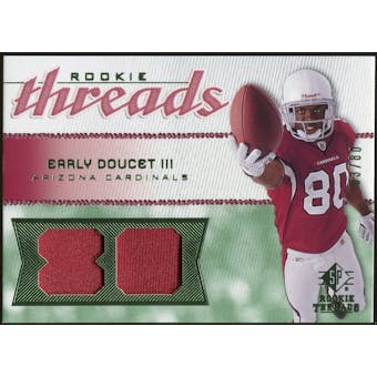 2008 Upper Deck SP Rookie Threads Patch Jersey Number #RTED Early Doucet /80