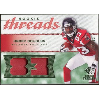 2008 Upper Deck SP Rookie Threads Patch Jersey Number #RTHD Harry Douglas /83