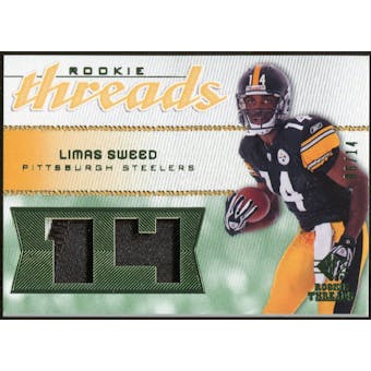 2008 Upper Deck SP Rookie Threads Patch Jersey Number #RTLS Limas Sweed 6/14