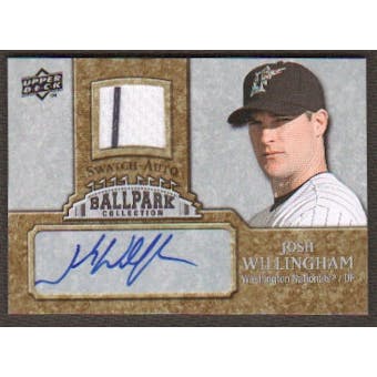 2009 Upper Deck Ballpark Collection Jersey Autographs #JW Josh Willingham Autograph