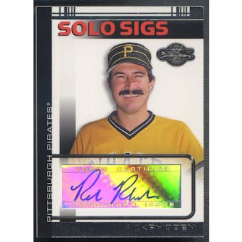 2007 Topps Co-Signers #RR Rick Rhoden Solo Sigs Auto