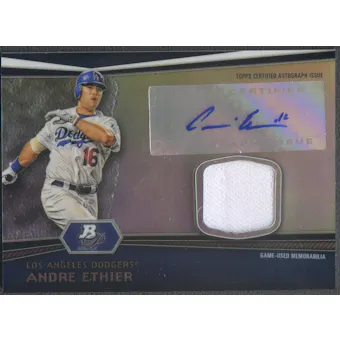 2012 Bowman Platinum #AE Andre Ethier Relic Jersey Auto