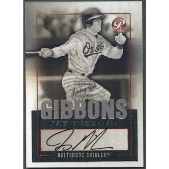 2003 Topps Pristine #JG Jay Gibbons Personal Endorsements Auto