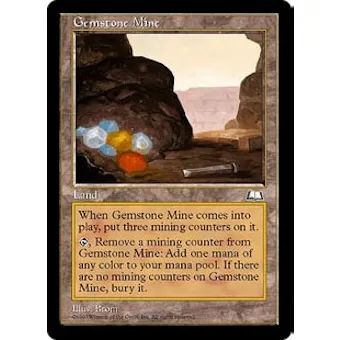 Magic the Gathering Weatherlight Single Gemstone Mine - SLIGHT PLAY (SP)