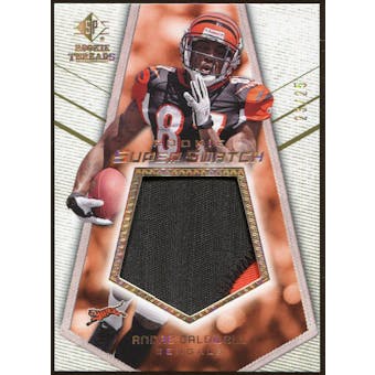 2008 Upper Deck SP Rookie Threads Rookie Super Swatch Gold Patch #RSSAC Andre Caldwell /25