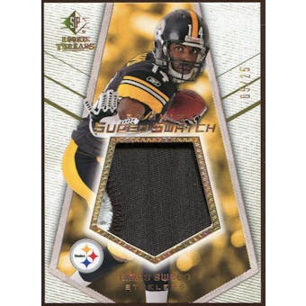 2008 Upper Deck SP Rookie Threads Rookie Super Swatch Gold Patch #RSSLS Limas Sweed /25
