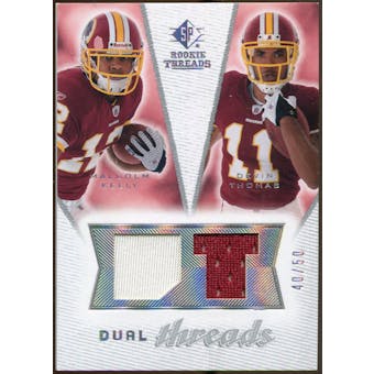 2008 Upper Deck SP Rookie Threads Dual Threads #DTKT Malcolm Kelly Devin Thomas /50