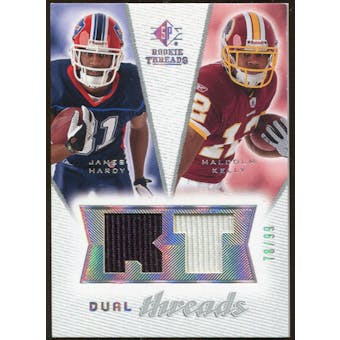2008 Upper Deck SP Rookie Threads Dual Threads #DTHK James Hardy Malcolm Kelly /99