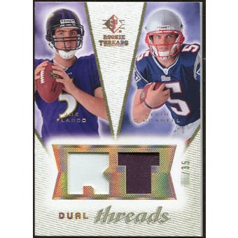 2008 Upper Deck SP Rookie Threads Dual Threads Patch #DTFO Joe Flacco Kevin O'Connell /35