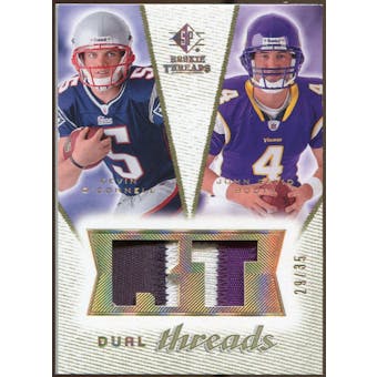 2008 Upper Deck SP Rookie Threads Dual Threads Patch #DTOB Kevin O'Connell John David Booty /35