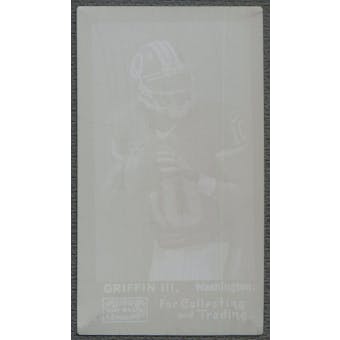 2013 Topps Archives #MRG Robert Griffin III Mayo Printing Plate Yellow #1/1