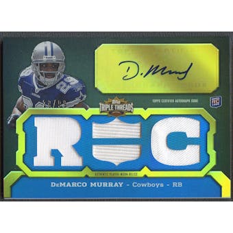 2011 Topps Triple Threads #134 DeMarco Murray Rookie Jersey Auto #29/99