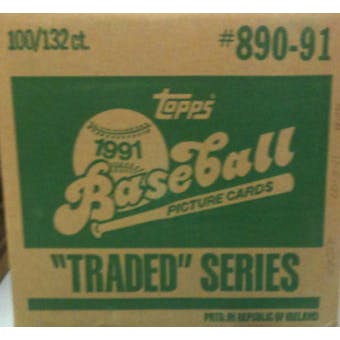 1991 Topps Traded & Rookies Baseball Factory 100 Set Case