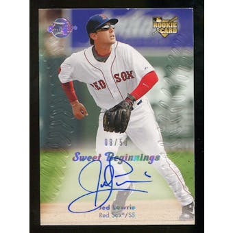 2008 Upper Deck Sweet Spot Rookie Signatures 50 #128 Jed Lowrie Autograph /50