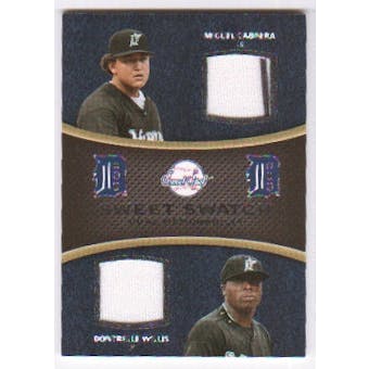 2008 Upper Deck Sweet Spot Swatches Dual #DCW Miguel Cabrera Dontrelle Willis