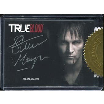True Blood Archives Stephen Moyer (Bill Compton) Silver Series Autograph Card (Rittenhouse 2013)
