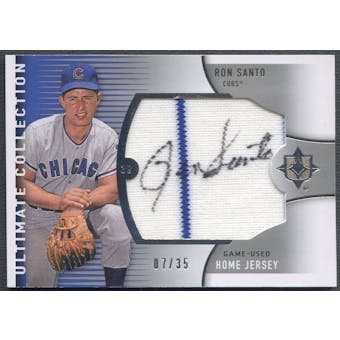 2008 Ultimate Collection #RS Ron Santo Home Jersey Auto #07/35