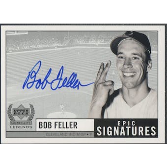 1999 Upper Deck #BF Bob Feller Century Legends Epic Signatures Auto