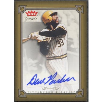 2004 Greats of the Game #DP Dave Parker Auto