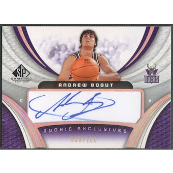 2005/06 SP Game Used #AN Andrew Bogut Rookie Exclusive Auto #065/100