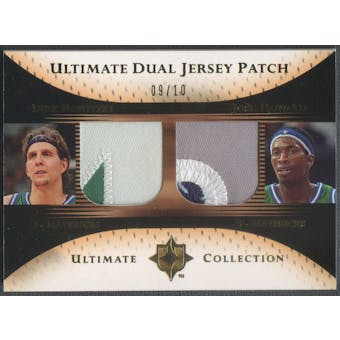 2005/06 Ultimate Collection #DPNH Dirk Nowitzki & Josh Howard Dual Gold Patch #09/10
