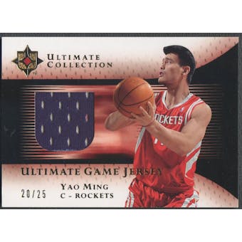 2005/06 Ultimate Collection #UJYM Yao Ming Gold Jersey #20/25