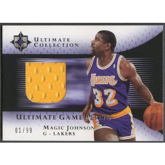 2005/06 Ultimate Collection #UJMA Magic Johnson Jersey #01/99
