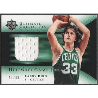 2005/06 Ultimate Collection #UJLB Larry Bird Jersey #17/99