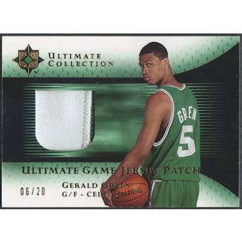 2005/06 Ultimate Collection #UJPGG Gerald Green Gold Patch #06/20