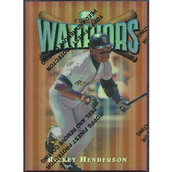 1997 Finest #63 Rickey Henderson Refractor