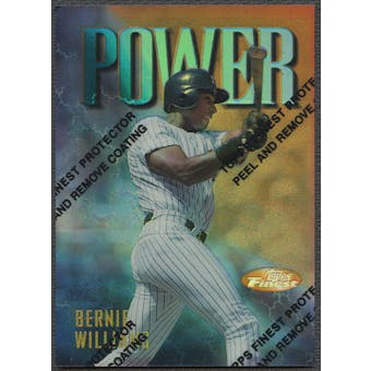 1997 Finest #45 Bernie Williams Refractor