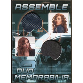 2012 Upper Deck Avengers Assemble Dual Memorabilia #AD1 Black Widow Black Widow