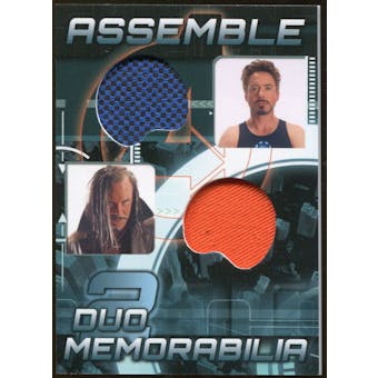 2012 Upper Deck Avengers Assemble Dual Memorabilia #AD4 Ivan Vanko Tony Stark