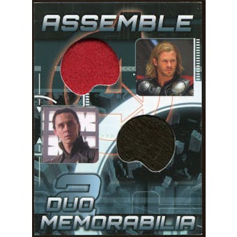 2012 Upper Deck Avengers Assemble Dual Memorabilia #AD7 Thor Loki