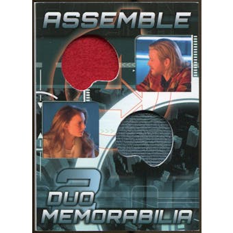 2012 Upper Deck Avengers Assemble Dual Memorabilia #AD9 Jane Foster Thor